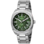 Gucci Quartz Green Dial Stainless Steel Gg2570 Collection -YA142313