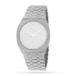 Gucci 25H 38mm Steel and Silver Thin Watch YA163407