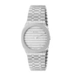 GUCCI 25H 30MM QTZ Stainless Steel Silver Dial Women’s Watch – YA163501