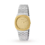 GUCCI 25H Quartz 30MM Stainless Steel Brass Dial Women’s Watch – YA163502