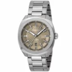 Gucci Quartz Brown Dial Stainless Steel Gg2570 Collection -YA142315